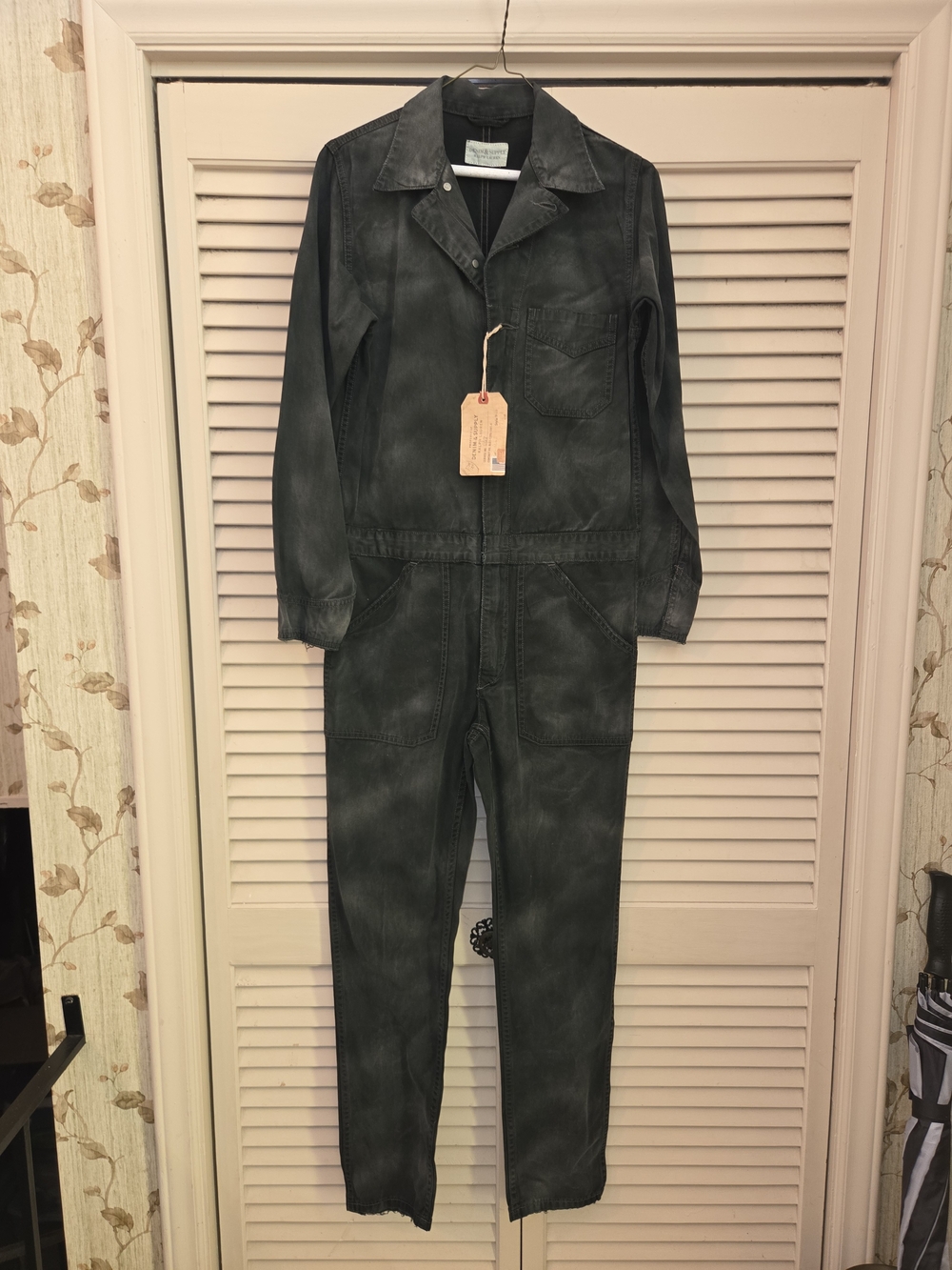 Denim & Supply Ralph Lauren Charcoal Utility Jumpsuit